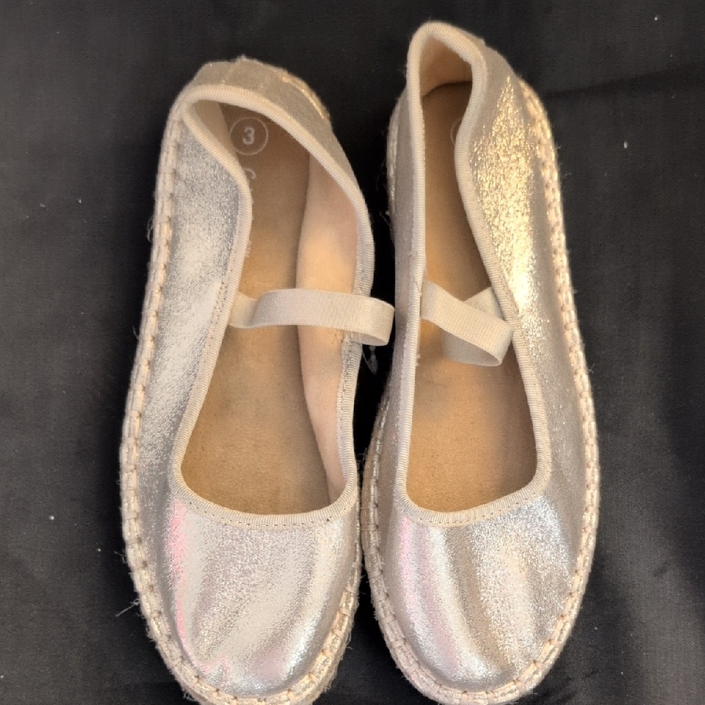 Cat & Jack Shimmering Gold Kids Dress Shoes